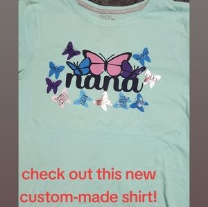 New arrival Custom-made Nana shirts! Get all your grandkids' names put on them.